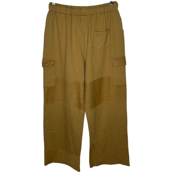 Time After Time Mustard Rope Tie Wide Leg Sweatpants - Picture 3 of 14